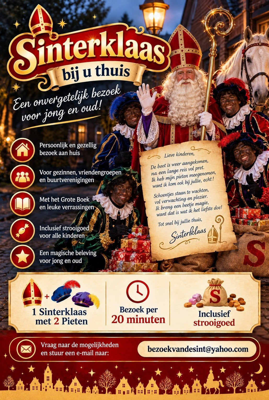 Sinterklaas, Diversen, Ophalen