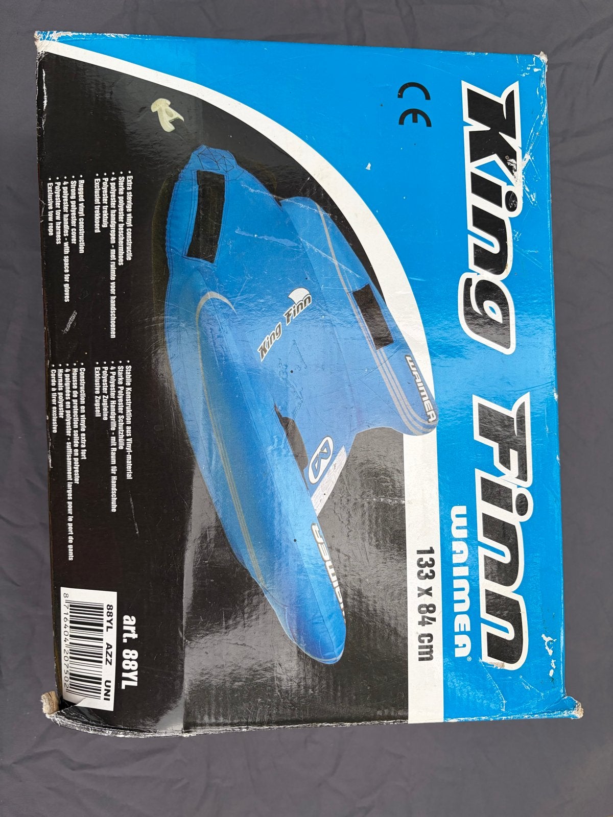 Funtube Waimea King Finn Aqua met sleeptouw en spruitstuk, Ophalen, Zo goed als nieuw, Overige typen