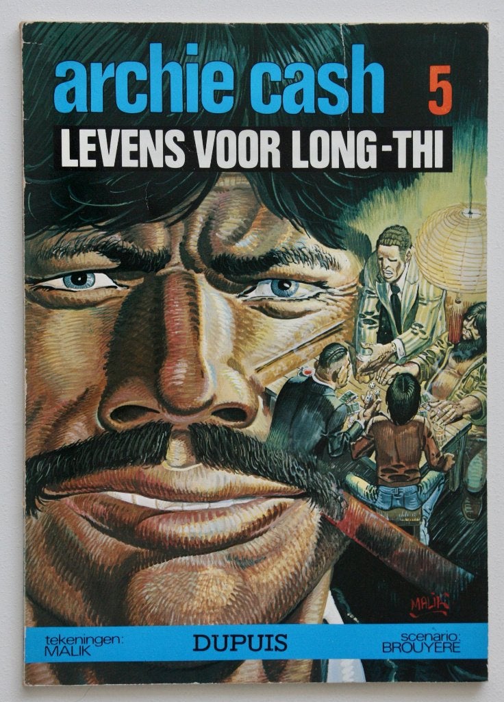 Archie Cash - 5. Levens voor Long-Thi (1977), Eén stripboek, Ophalen of Verzenden, Gelezen