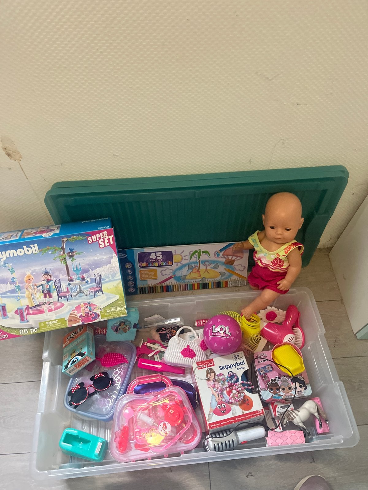 Grote speelgoedset: Playmobil, Baby Born, LOL Surprise en me, Ophalen, Gebruikt, Jongen of Meisje