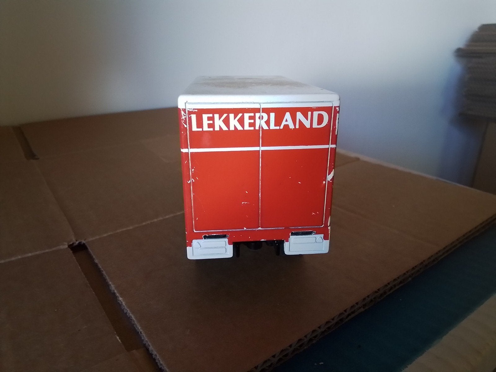 DAF 75 300 Lekkerland vrachtwagen model van Lion Car., Ophalen of Verzenden, Gebruikt