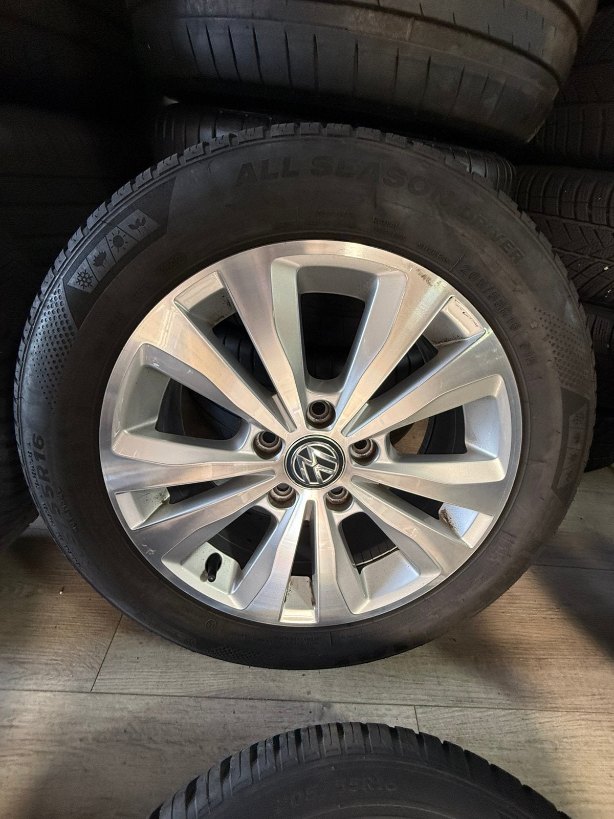 Vw toronto/all season/5x112/origineel/57.1/16 inch, 16 inch, ----, Banden en Velgen, Personenwagen