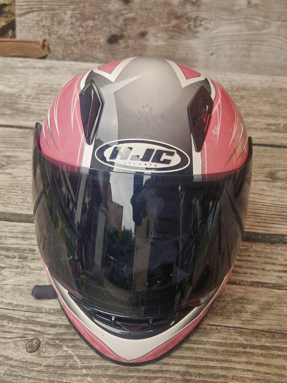 HJC MOTORHELM, Motoren, XS, Kinderen, HJC, Ophalen of Verzenden