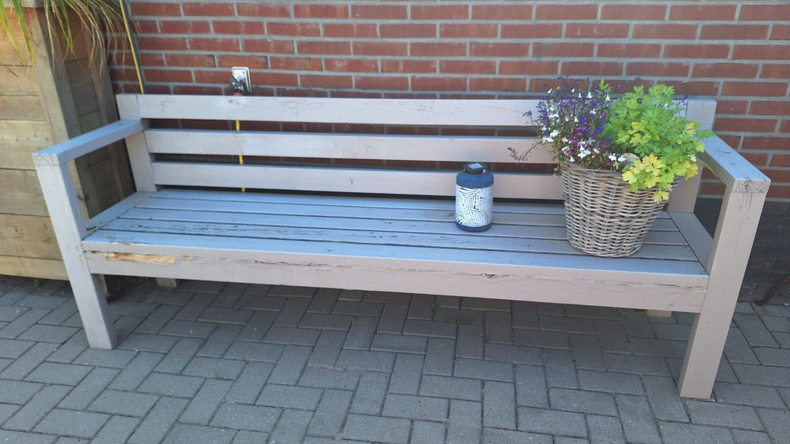 GRATIS TUINBANK, Ophalen, Gebruikt, Hout, Bank