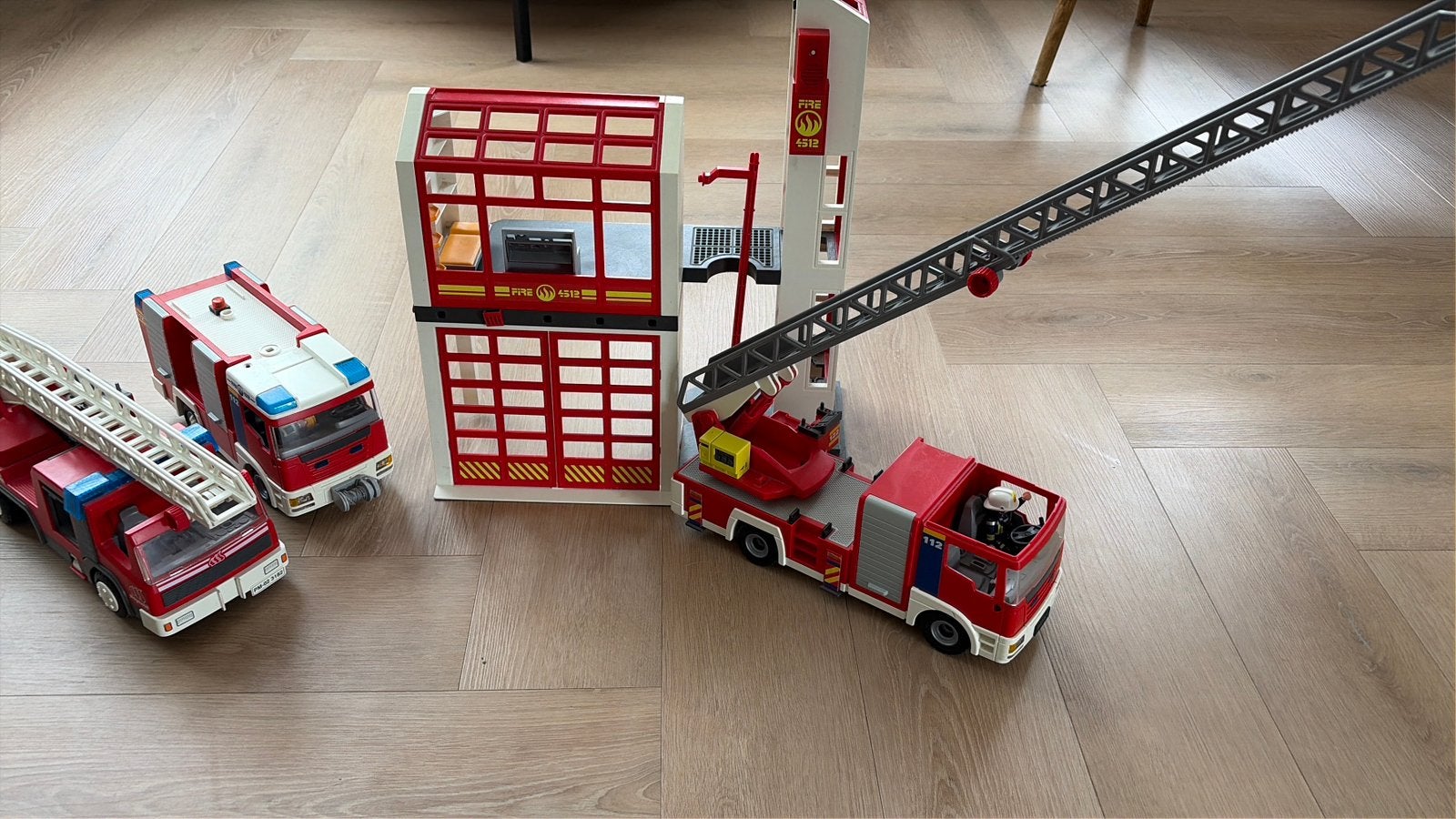 Playmobil brandweer, Ophalen, Gebruikt