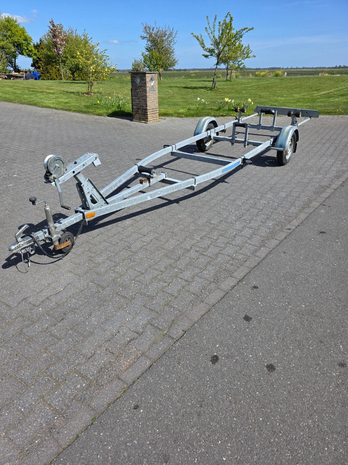 Boottrailer 750kg tot 6.30 meter, Ophalen, Minder dan 1500 kg, Gebruikt, Sloepentrailer