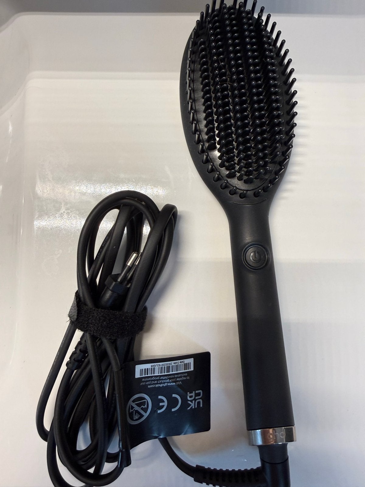 GHD Glide Hot Brush - Zo goed als nieuw, Ophalen, Zo goed als nieuw, Haarverzorging