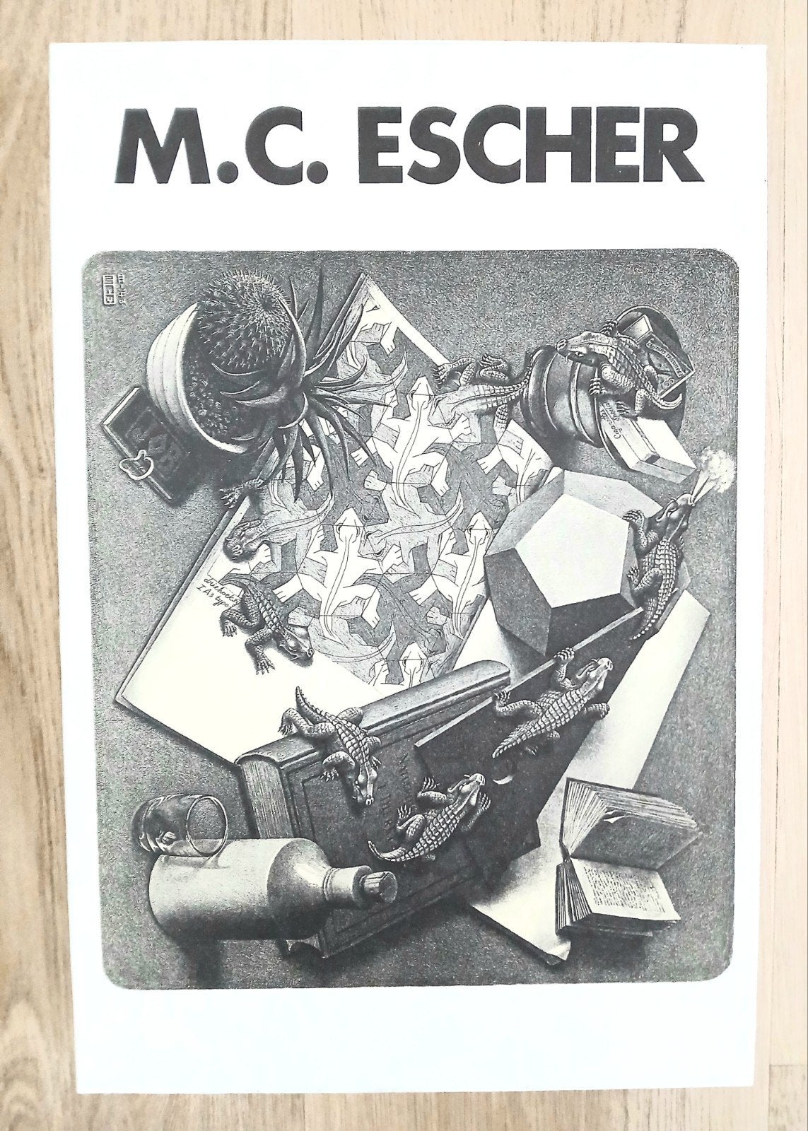 M.C. Escher puzzel, Ophalen of Verzenden, 500 t/m 1500 stukjes, Zo goed als nieuw, Legpuzzel
