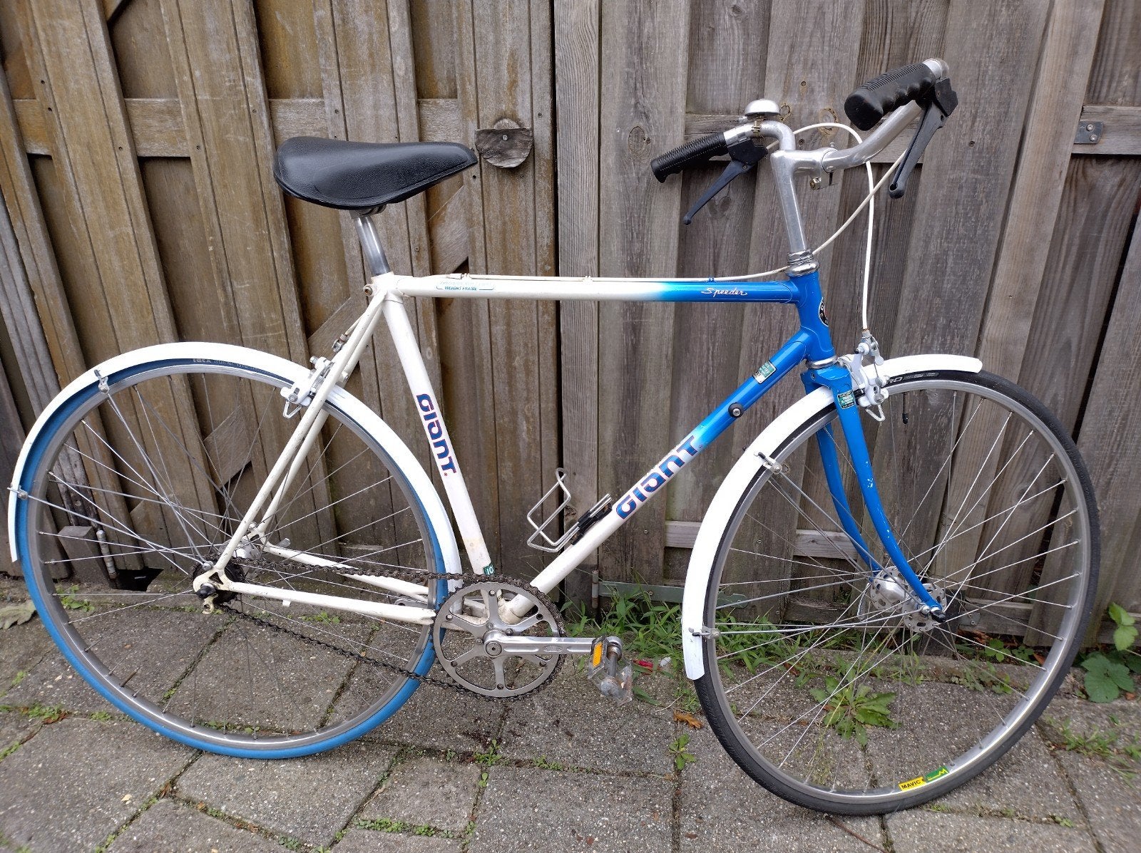 Giant Speeder met Mavic MA 2 wielen vintage...omgebouwd, Ophalen, Gebruikt, Velgrem, Giant