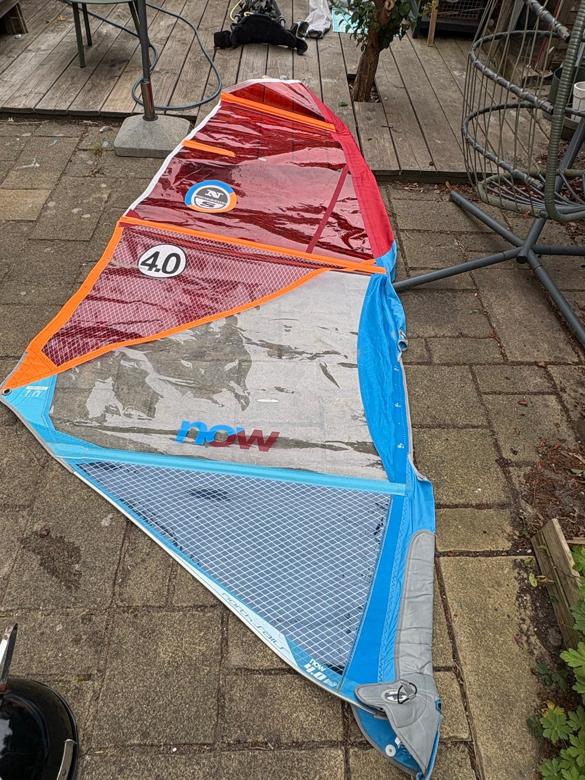North Sails Now 4.0 windsurfzeil, 3.5 tot 5 m², Ophalen of Verzenden, North Sails, Zeil