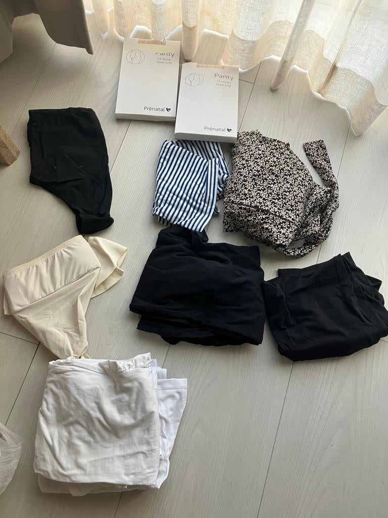 Zwangerschapskleren maat XS/S, Kleding | Dames, Positiekleding, Zo goed als nieuw, Shirt of Top, Maat 34 (XS) of kleiner, Zwart
