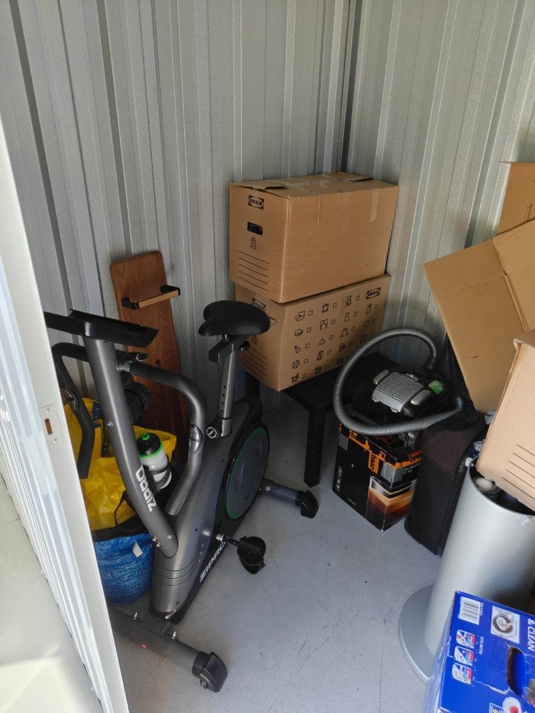 Hometrainer / exercise bike – nauwelijks gebruikt – €50