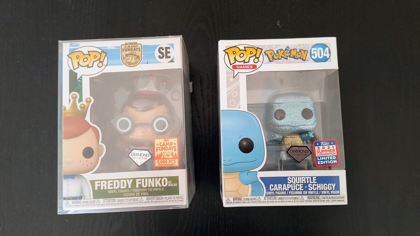 Funko Pop! Freddy Funko & Diamond Collection Squirtle ( BE ), Ophalen of Verzenden, Nieuw