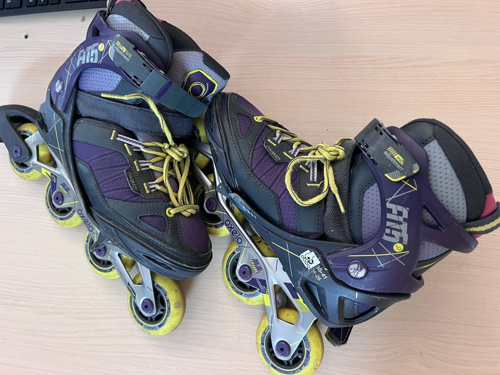 Oxelo Fit 5 Inline Skates - Maat 38-41, Ophalen, Gebruikt, Overige typen, Overige merken
