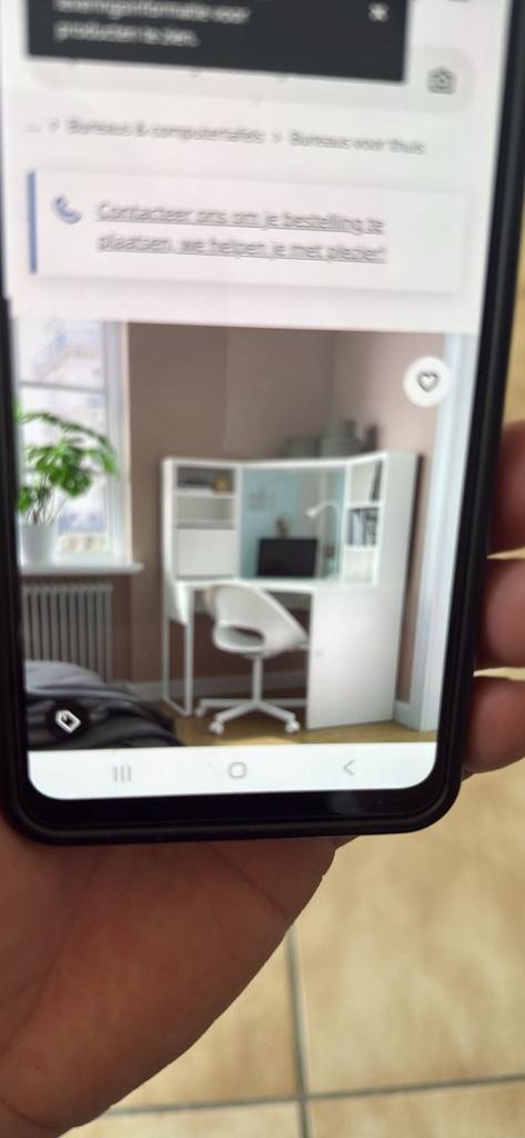 Tka nieuw wit hoek bureau, Ophalen, Nieuw, IKEA, Hoekbureau