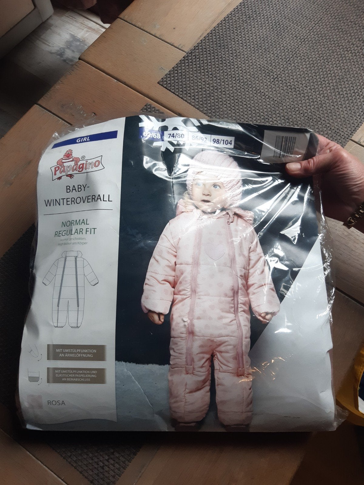 mooie nieuwe meisjes  baby winter overall maat 62- 58, Ophalen of Verzenden, Nieuw, Overige typen, Overige merken