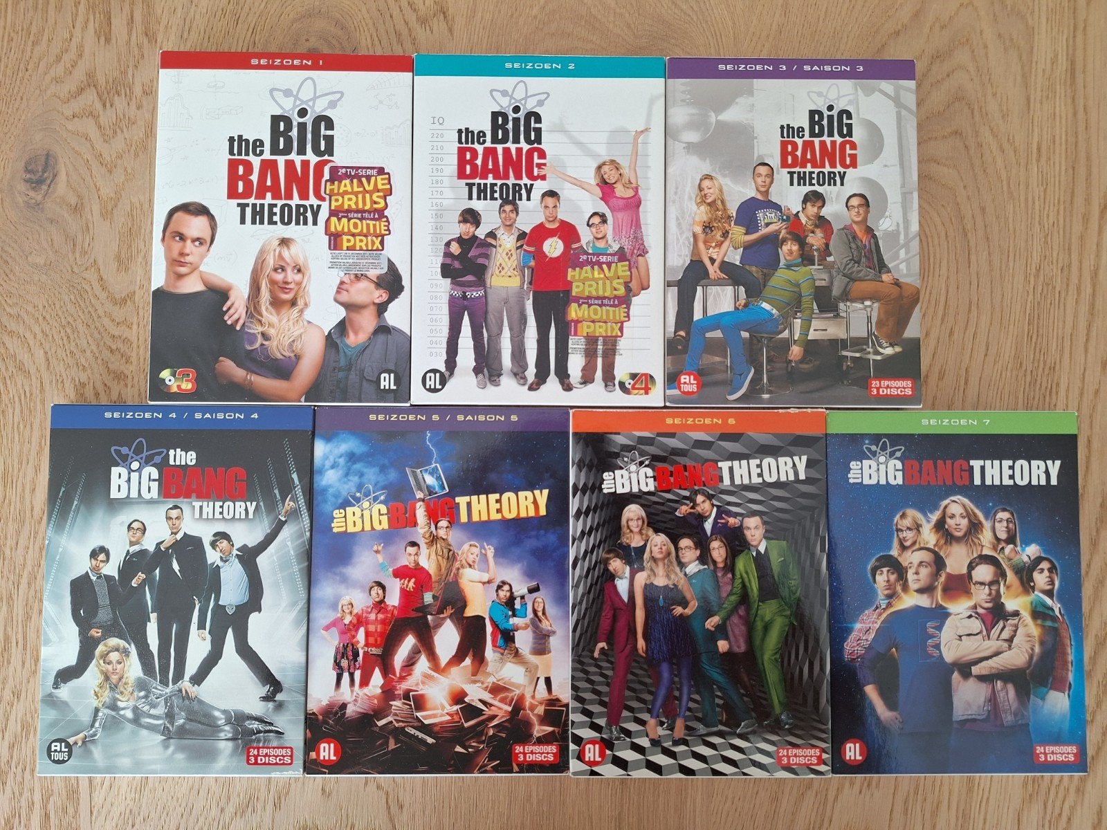 The Big Bang Theory seizoenen 1 t/m 7, Alle leeftijden, Ophalen of Verzenden, Zo goed als nieuw, Komedie