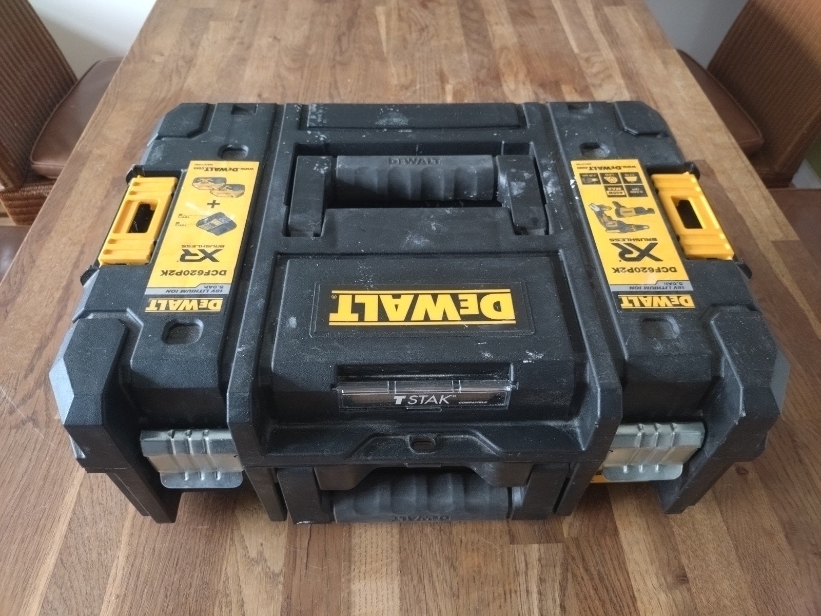 Lege DeWalt gereedschapskoffer (T-STAK) voor DCF 620, Ophalen of Verzenden, Gebruikt, Gereedschapsopslag, DeWalt