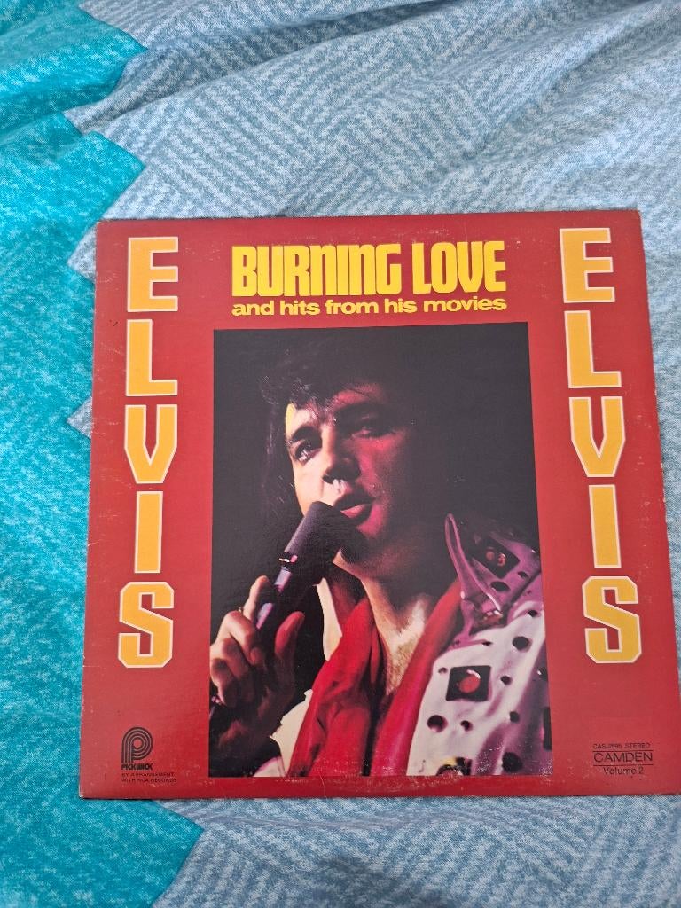 Elvis Presley - Burning Love (USA Persing), Ophalen of Verzenden, Zo goed als nieuw, 12 inch
