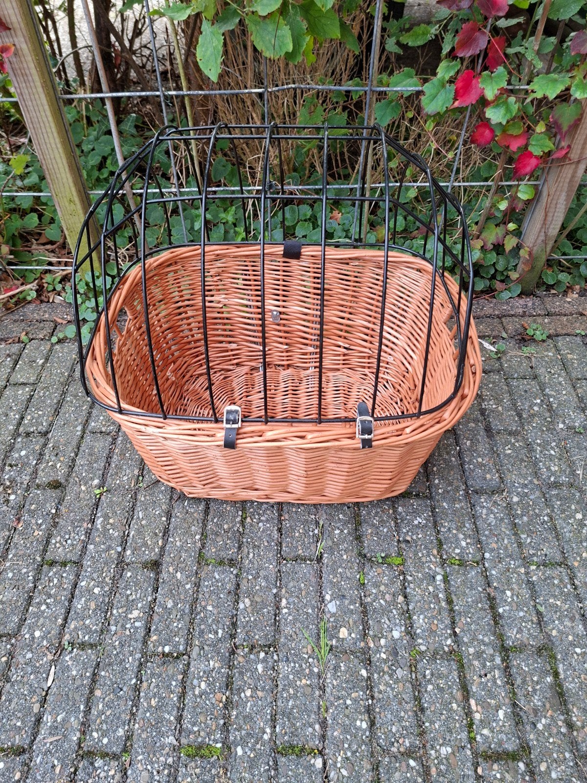 honden fiets mandje 1x gebruikt, Dieren en Toebehoren, Ophalen, Zo goed als nieuw, Riet