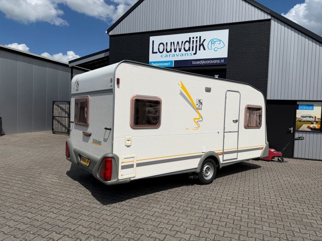 KNAUS Südwind 450 TF ’01 (Mover, Fransbed), Caravans en Kamperen, Rondzit, Vast bed, Bedrijf, 6 tot 7 meter