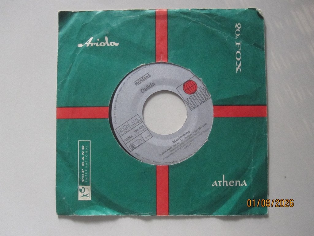 DALIDA -  marjolaine - vinyl 7", Gebruikt, 7 inch, Ophalen of Verzenden, Pop
