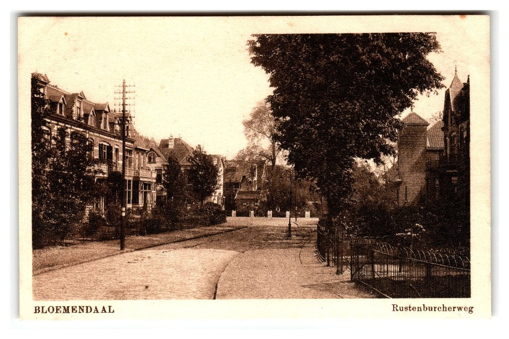 Bloemendaal, Rustenburcherweg, Verzenden, 1920 tot 1940, Ongelopen, Noord-Holland