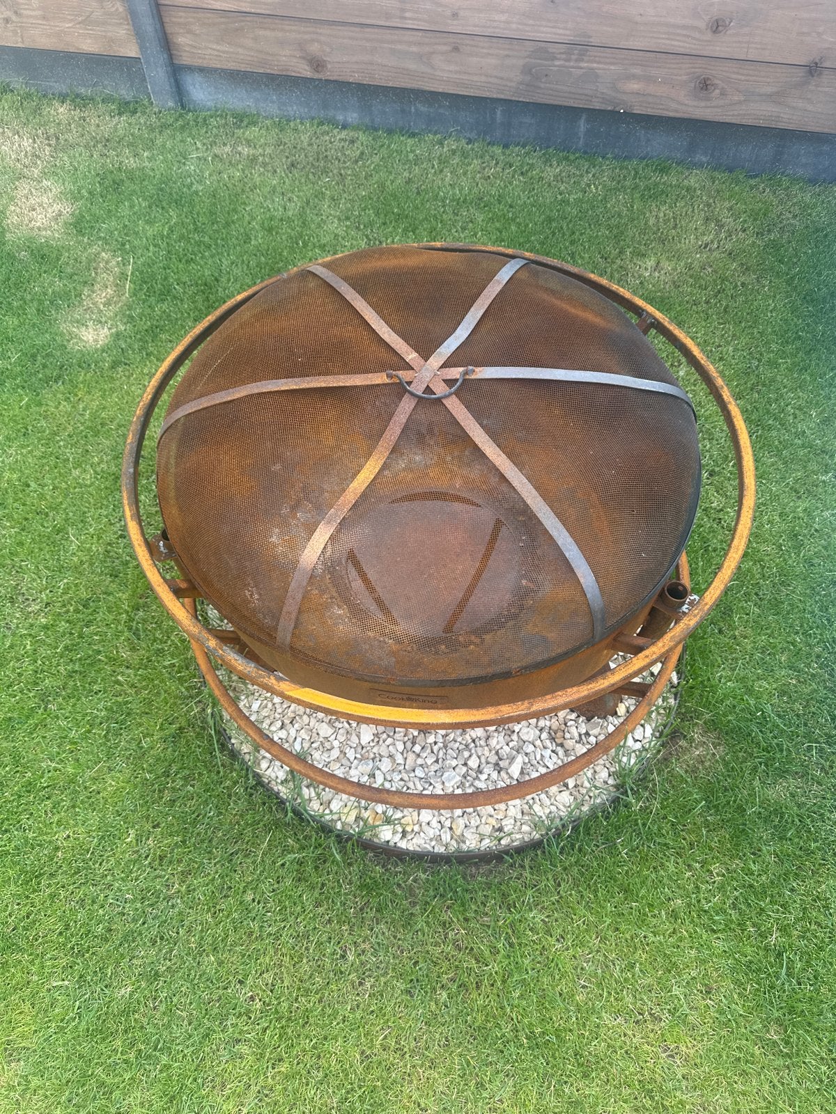 CookKing Vuurkorf/Vuurschaal met accessoires, Ophalen of Verzenden, Gebruikt, Vuurkorf