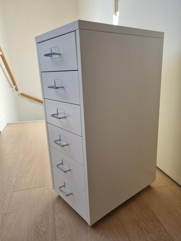 IKEA Helmer ladeblok op wielen - 6 lades, Huis en Inrichting, Kasten | Ladekasten, Ophalen, Minder dan 50 cm, 5 laden of meer