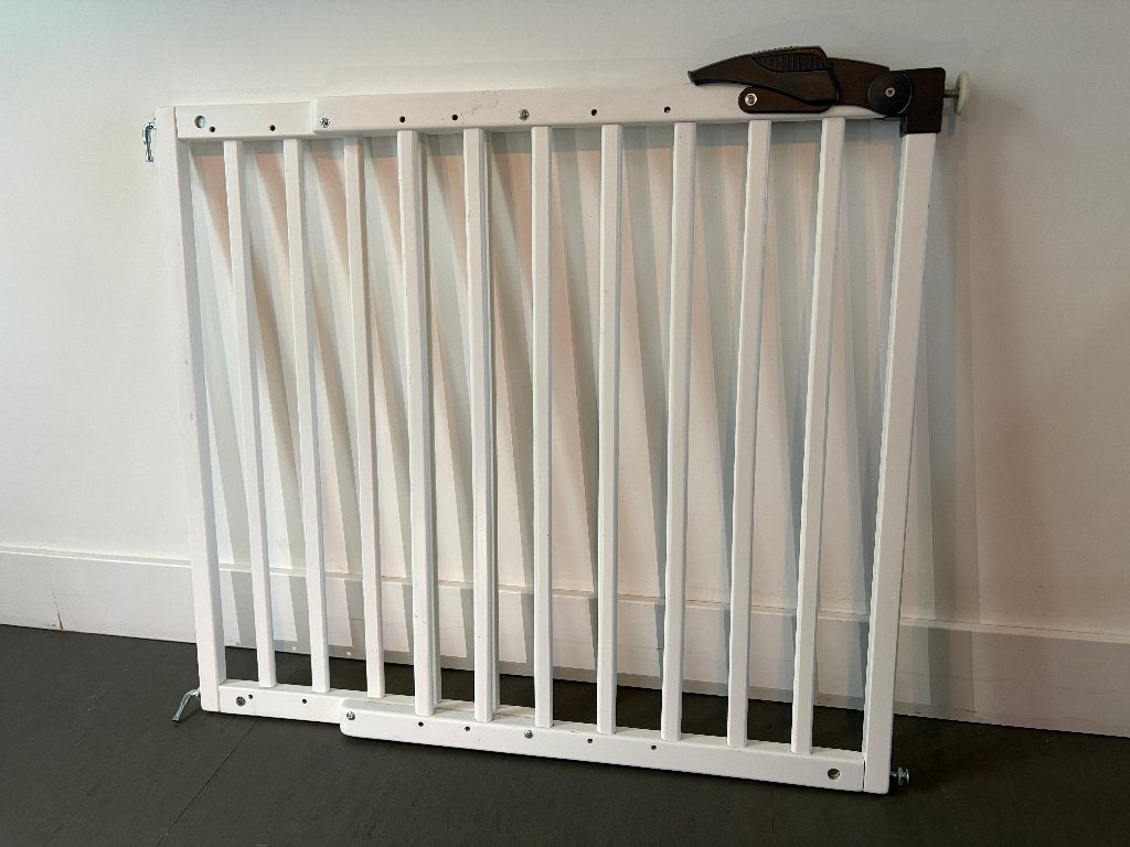 3X traphek wit verstelbaar, Kinderen en Baby's, Ophalen, Gebruikt, Metaal of IJzer, 115 cm of meer