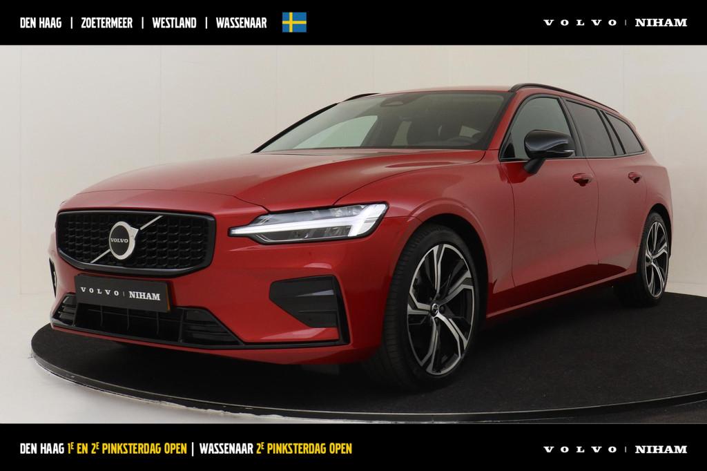 Volvo V60 B4 (M-HYBRID) PLUS DARK -GEVENT.LEDER|CAMERA|TREKH, 12 maanden, Euro 6, 4 cilinders, 1634 kg