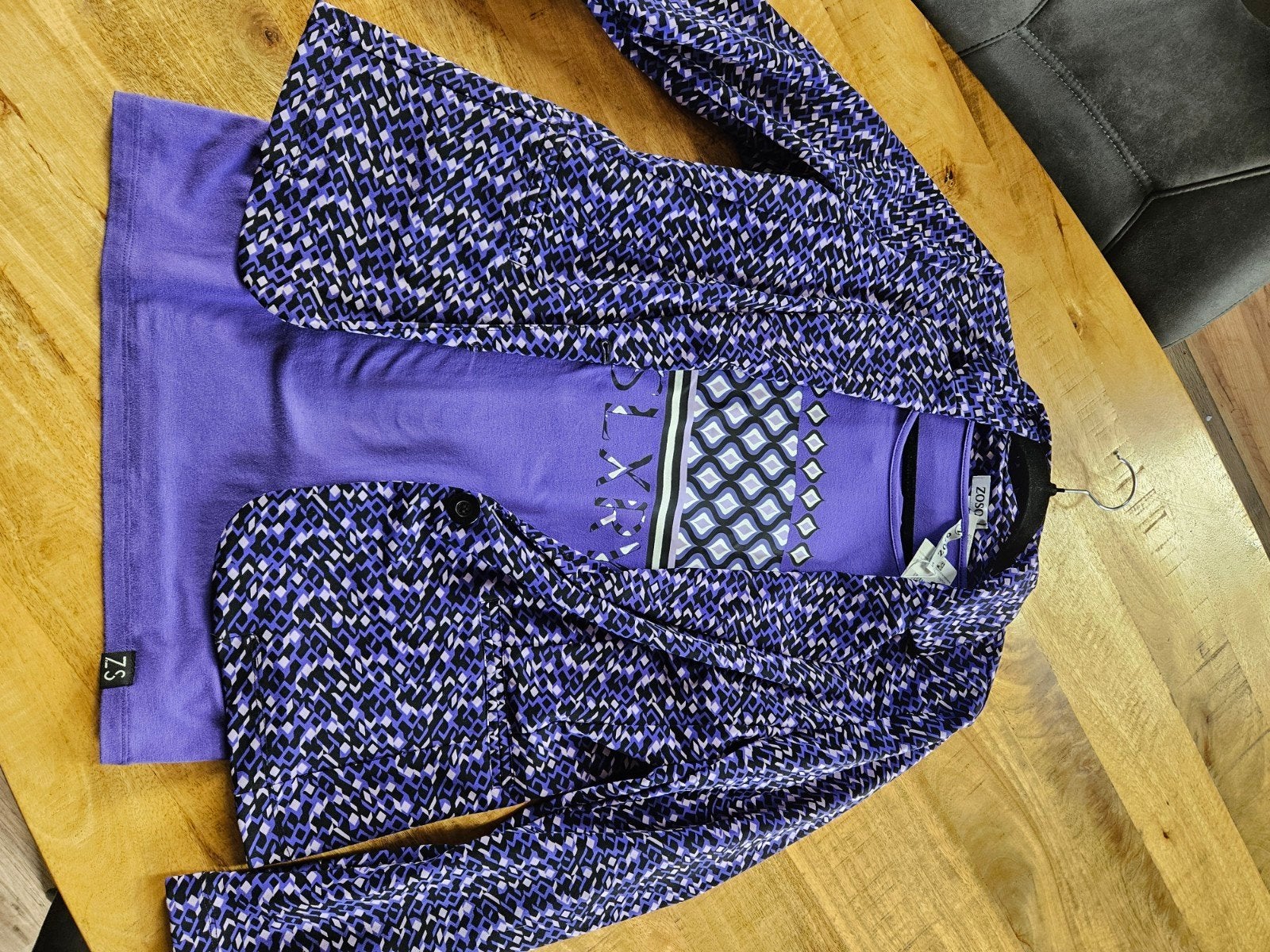 ZOSO cobert/blazer en bij passend t-shirt met prijslabels, Ophalen of Verzenden, Nieuw, Maat 38/40 (M)