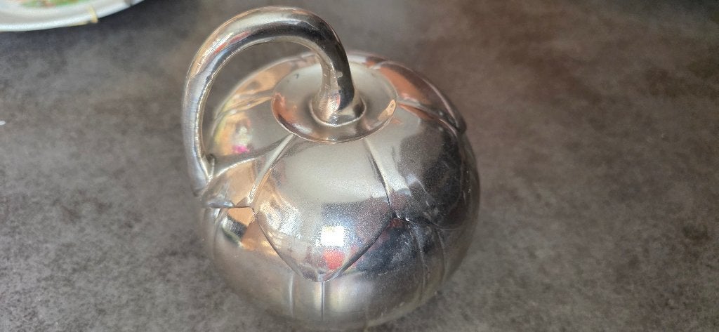 Pompoen vorm pot met deksel, Ophalen of Verzenden