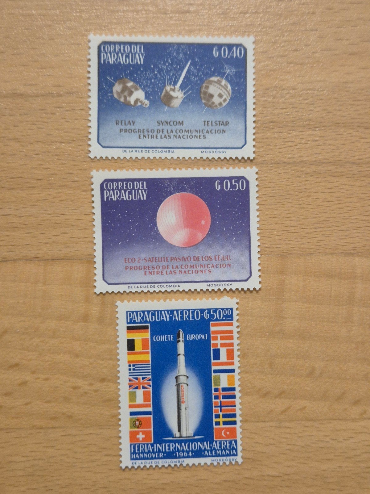 Paraguay 1964 ruimtevaart, Ophalen of Verzenden, Postfris, Zuid-Amerika