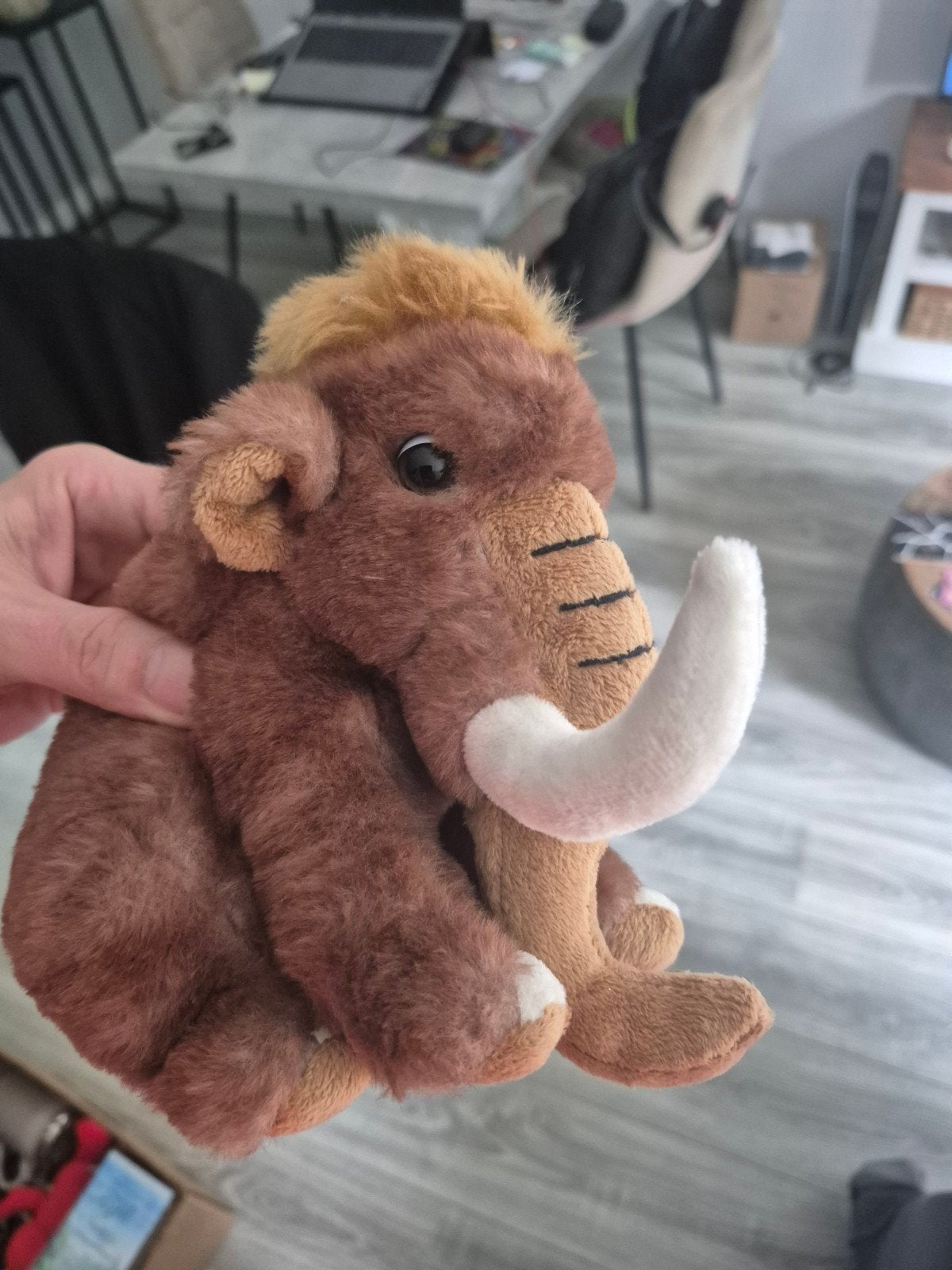 Schattige Mammoet Knuffel - Zo goed als nieuw, Ophalen of Verzenden, Zo goed als nieuw, Olifant, Klein (minder dan 20 cm)