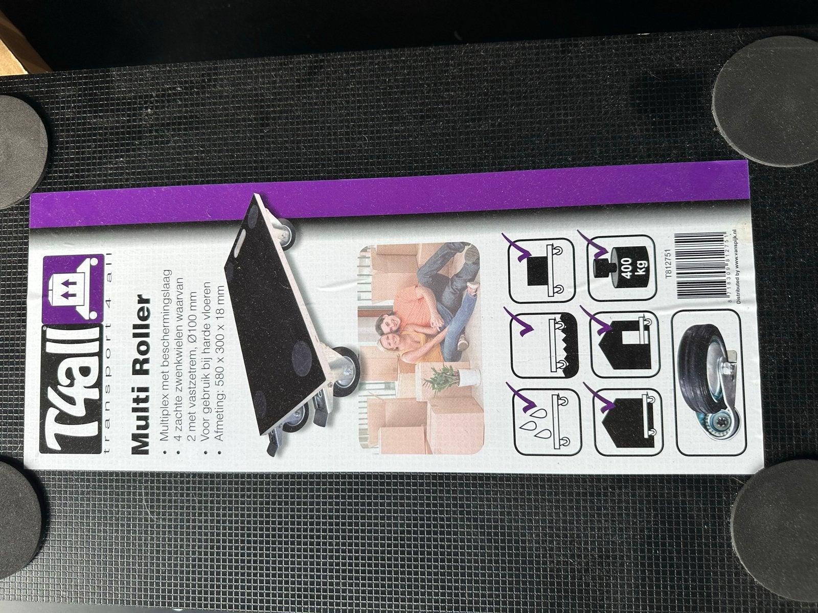 T4all Multi Roller Transportkar - Nieuw, Ophalen of Verzenden, Nieuw, Transportkar