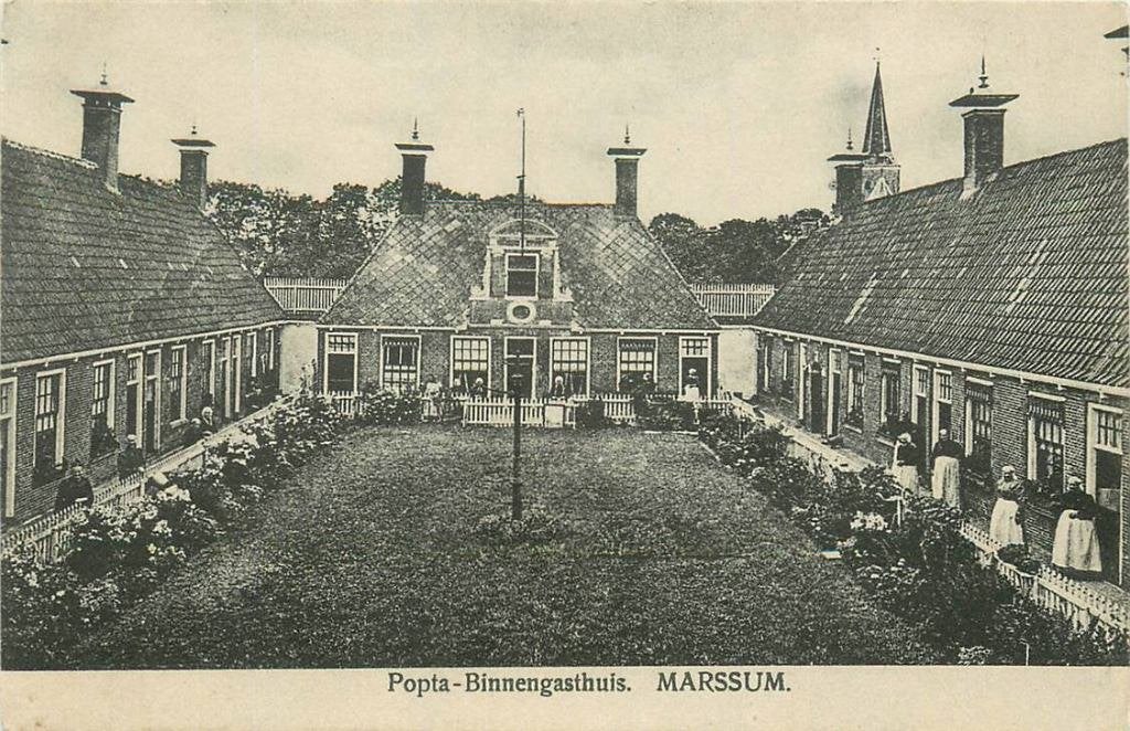 388-418-021 Marssum Popta Binnengasthuis, Verzenden, Voor 1920, Friesland