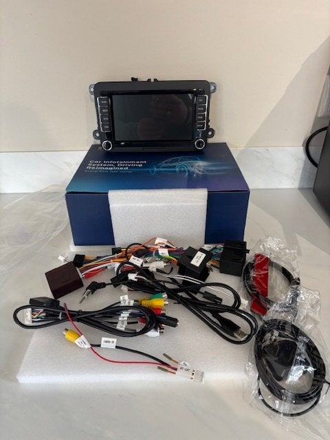 CarPlay Autoradio VW Golf 5 6 Polo Passat 7 inch, Ophalen of Verzenden, Nieuw
