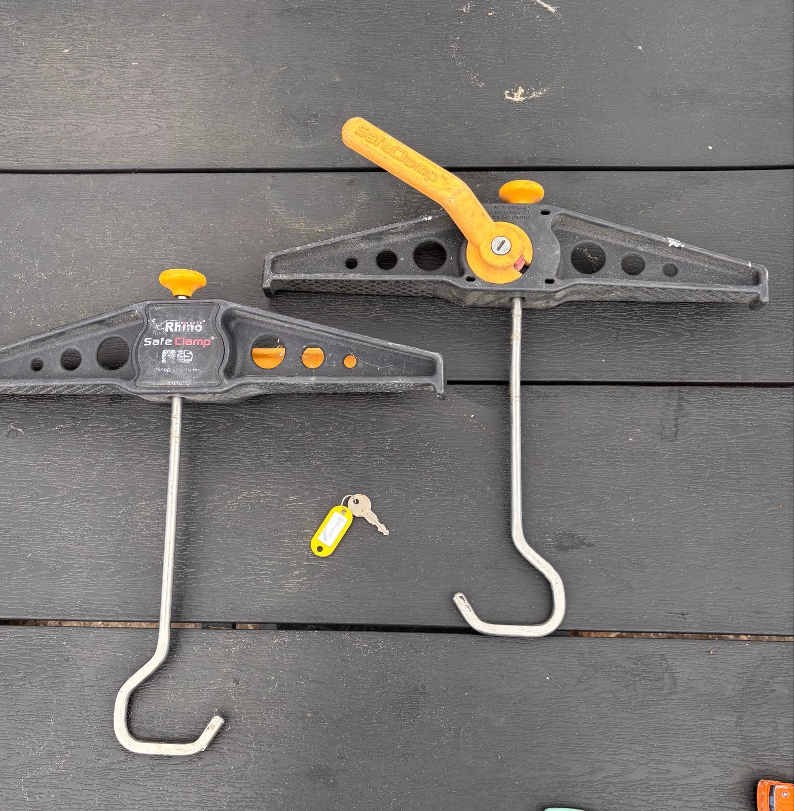Rhino SafeClamp imperiaal klemmen, Auto diversen, Dakdragers, Gebruikt, Ophalen