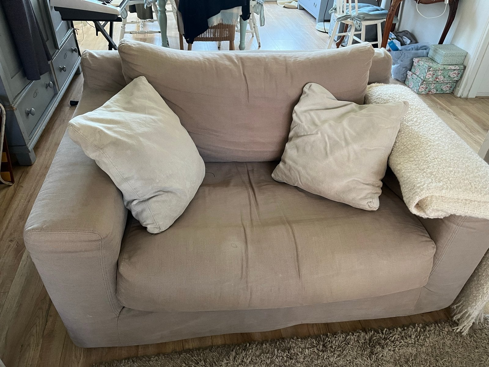 GRATIS OPHALEN! MOOIE LOVESEAT❤️, Ophalen, Gebruikt, Overige maten, 75 tot 100 cm