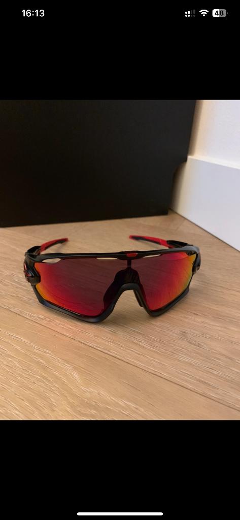 Oakley jawbreaker bril fietsbril zonnebril, Ophalen of Verzenden, Gebruikt, Overige typen