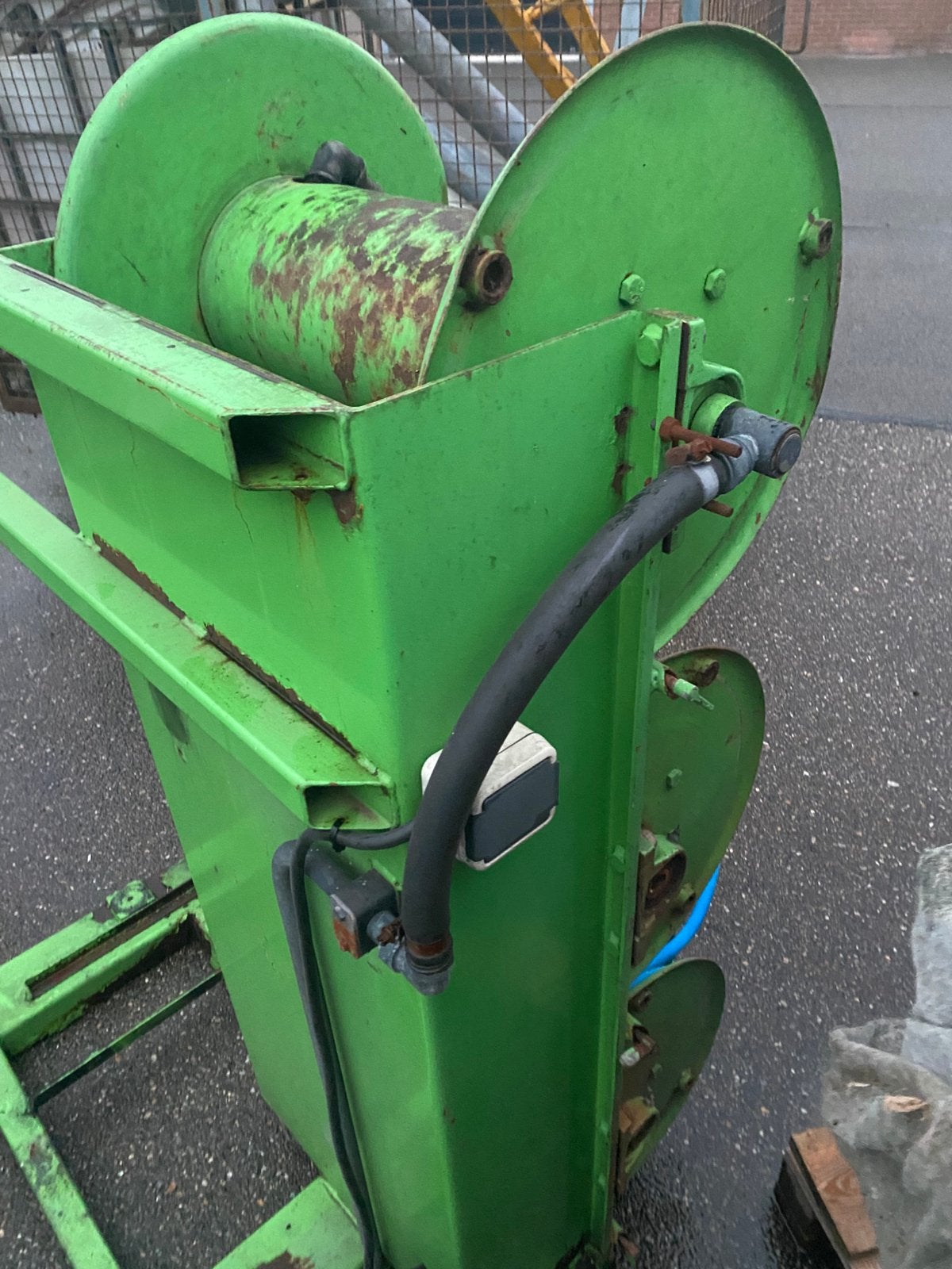 Te koop slangenhaspel., Ophalen, Gebruikt