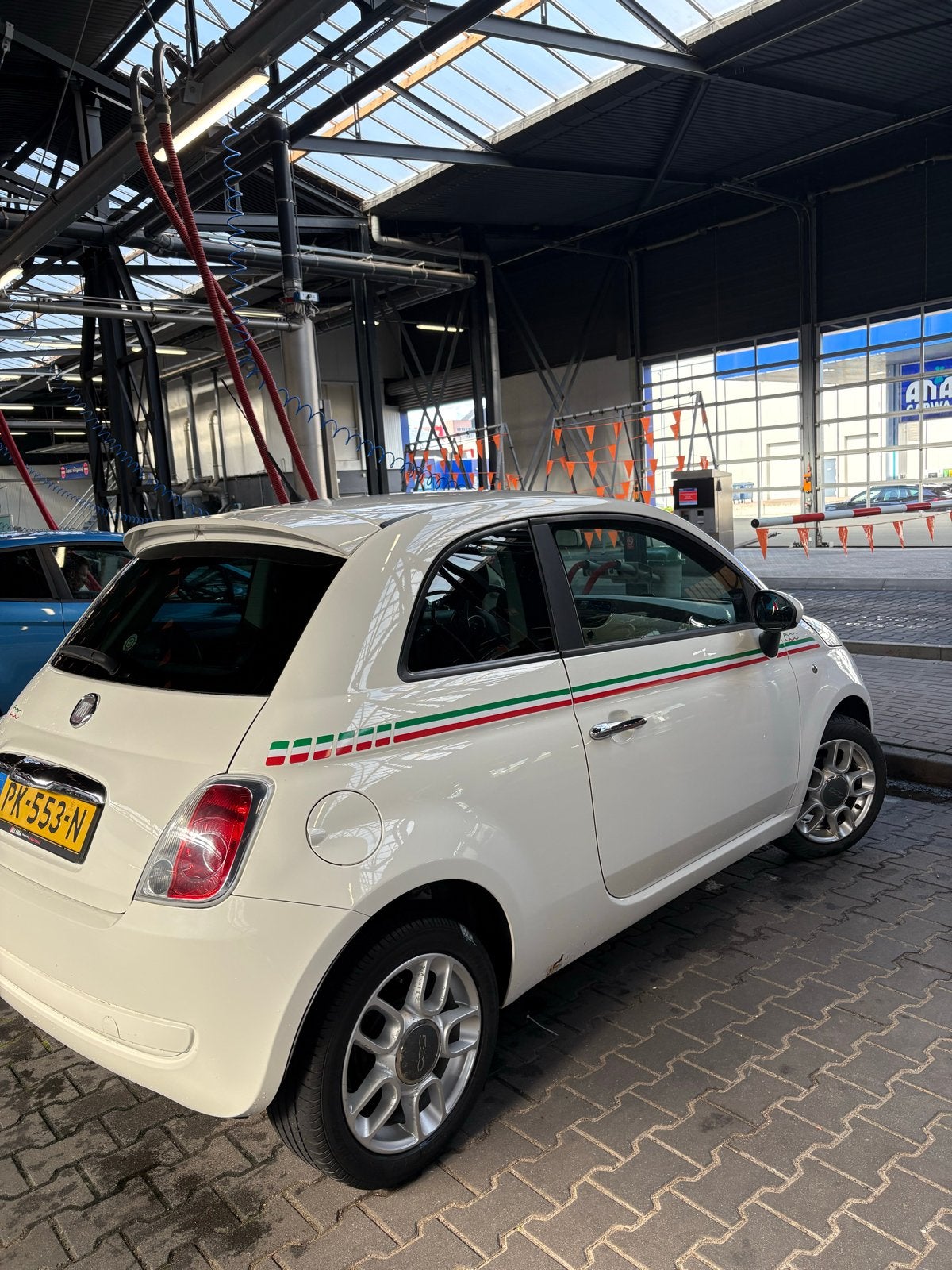 Fiat 500 1.2 C 2008 Wit, Voorwielaandrijving, 1242 cc, 4 cilinders, 840 kg