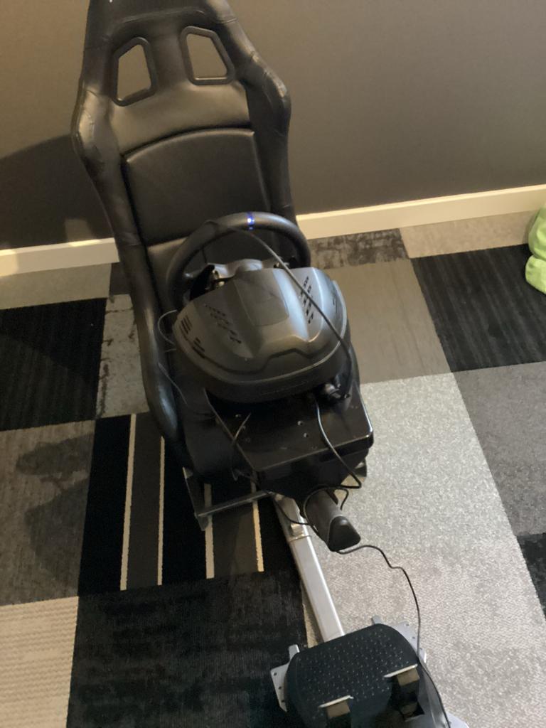 Playseat Revolution met racestuur en pedalen voor PS3 + PS4, Ophalen, Overige merken, Zo goed als nieuw