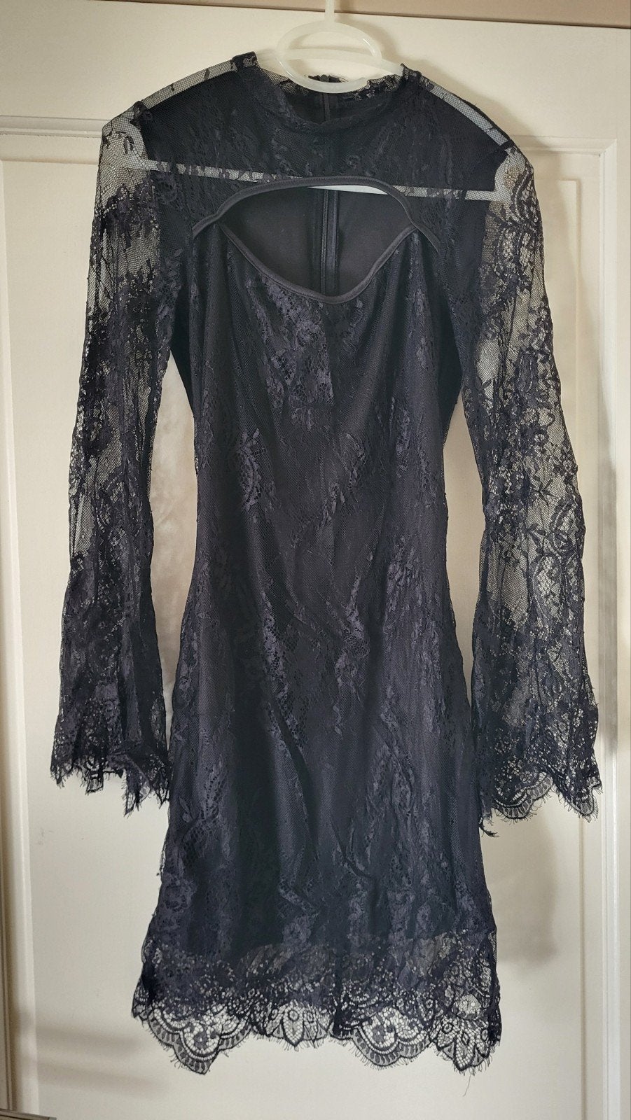 Prachtige, zwarte kant, Gothic jurk, maat S, Ophalen of Verzenden, Kleding, Maat 36 (S), Overige thema's