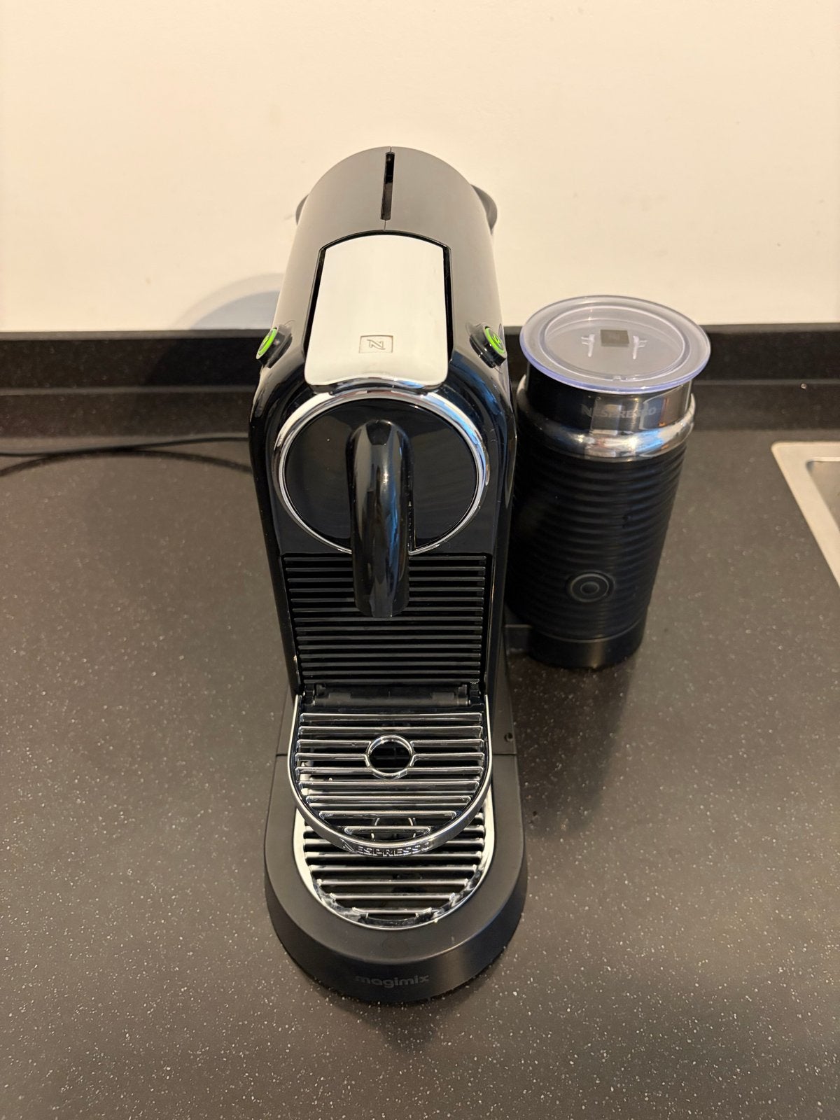Nespresso Magimix met Melkopschuimer, Ophalen, Gebruikt, Espresso apparaat, 1 kopje