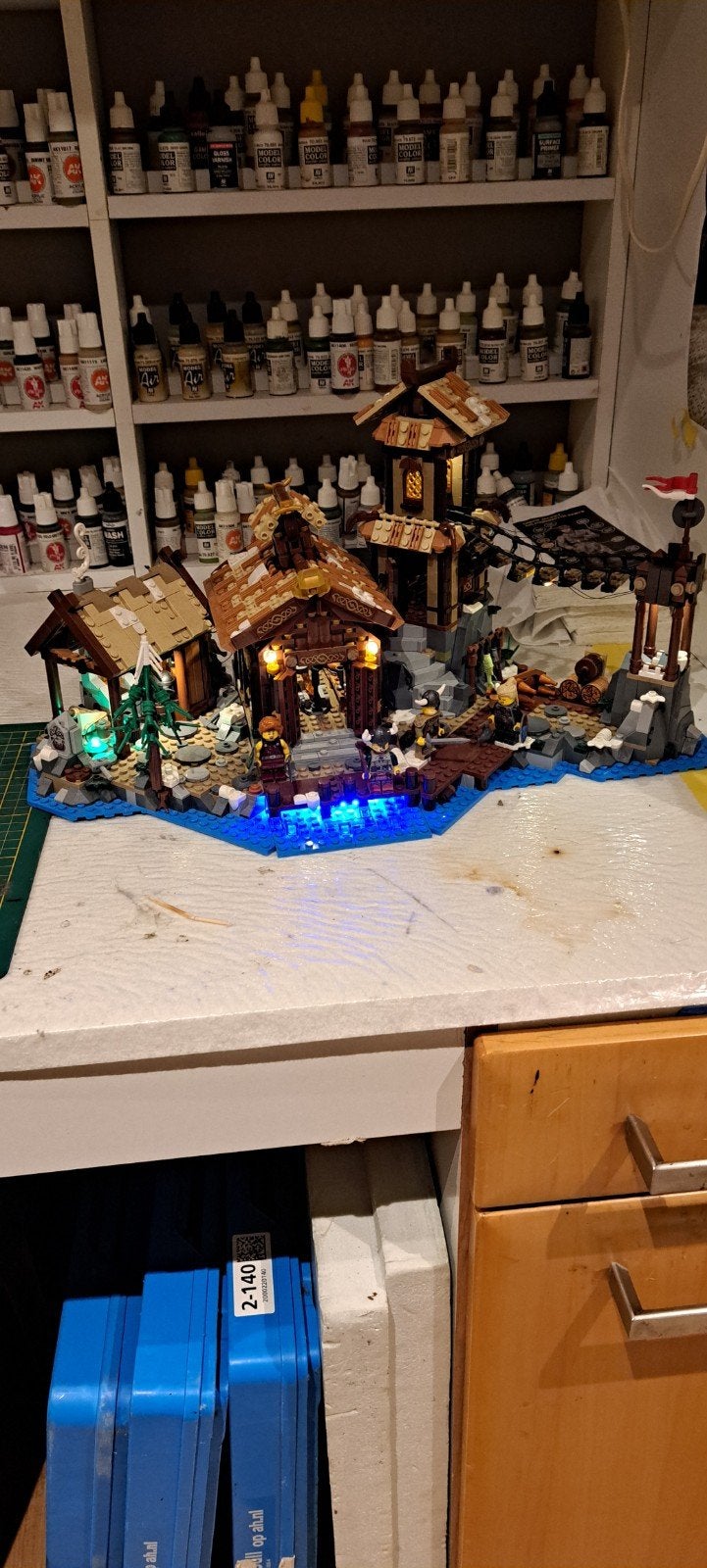 lego viking dorp, Overige thema's, Lego, Ophalen of Verzenden, Zo goed als nieuw