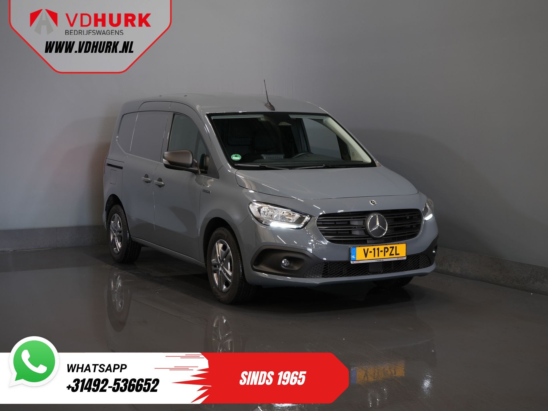 Mercedes-Benz eCitan 112 Pro 51 kWh 280 km WLTP Snellader/ S, Auto's, Bestelauto's, 1350 kg, 38 min, 150 min, 122 pk