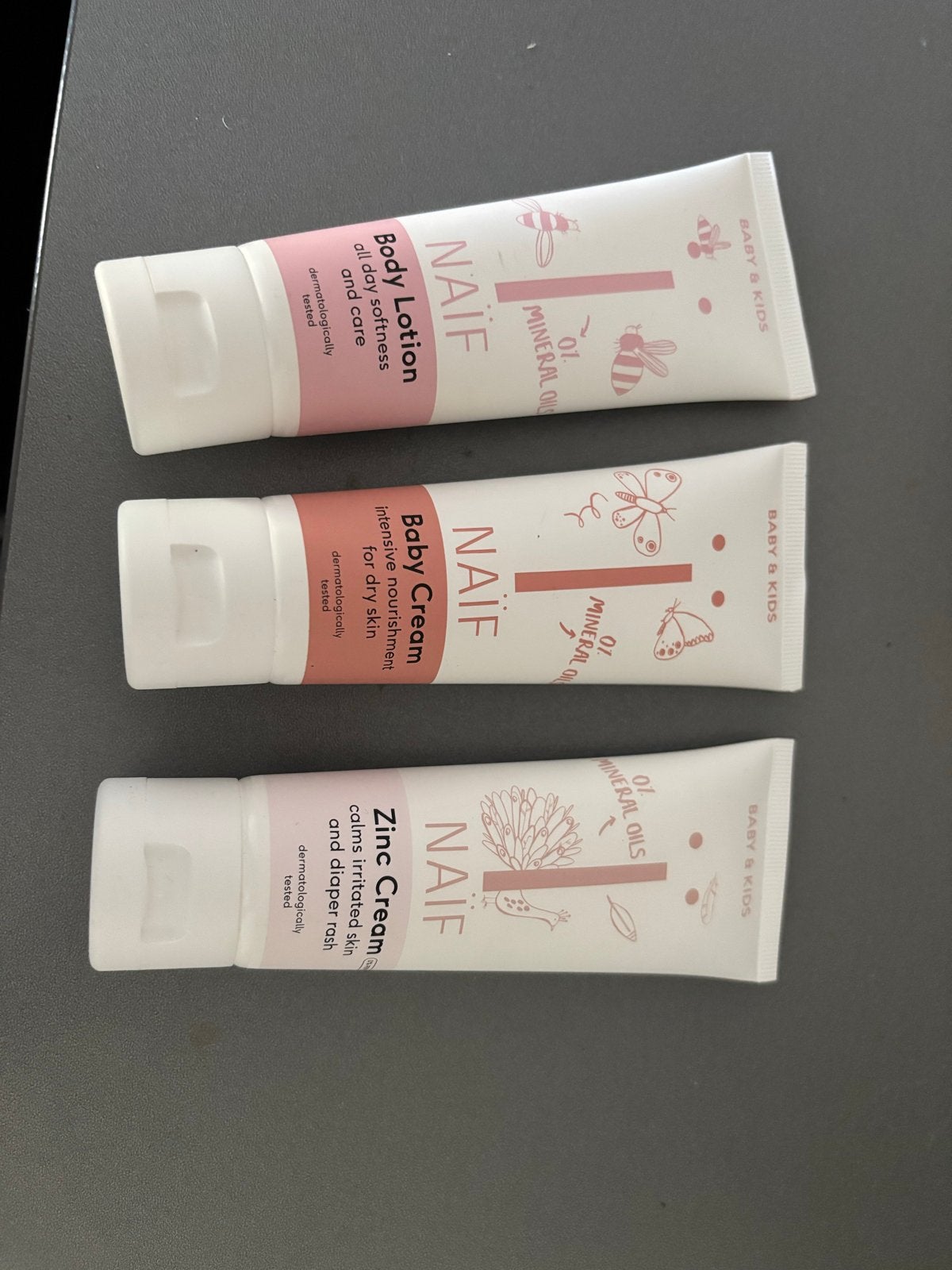 Naif Babycrème, Zinkzalf en Bodylotion set, Ophalen of Verzenden, Nieuw, Overige typen, Overige merken