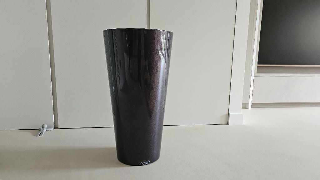 Bloempot Art en Vogue by Artstone, kunststof antraciet/zwart, Kunststof, Gebruikt, Binnen, Overige vormen